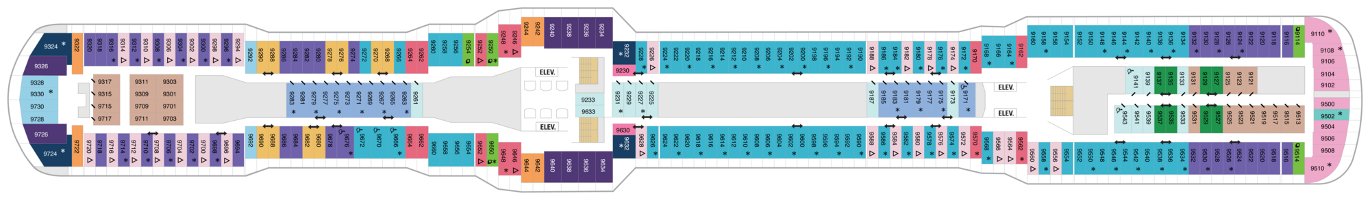 Deck 9 plan